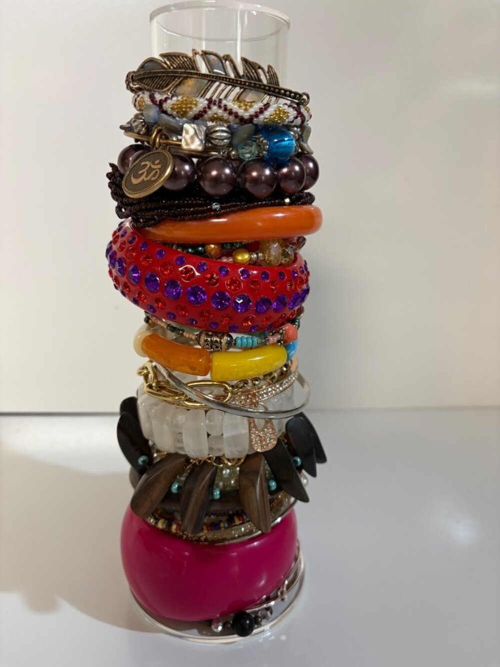 Mixed Lot of 31 Assorted Bracelets and Bangles Wearable Jewelry Lot 2
